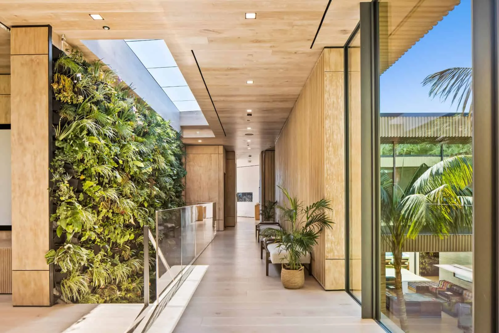 10. Lebende Wand der Malibu-Villa