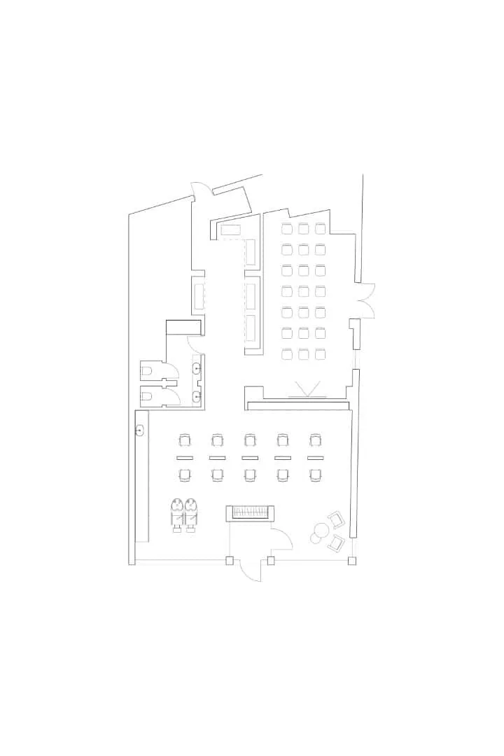 普罗夫迪夫,保加利亚的CR理发店与Simple Architecture学院 普罗夫迪夫,保加利亚的CR理发店与Simple Architecture学院