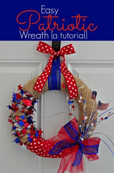 5. Guirnalda patriótica DIY sencilla