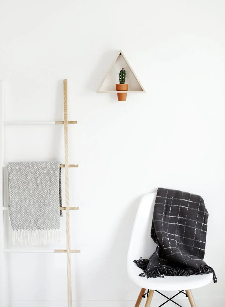 8. Macetero en la pared triangular DIY
