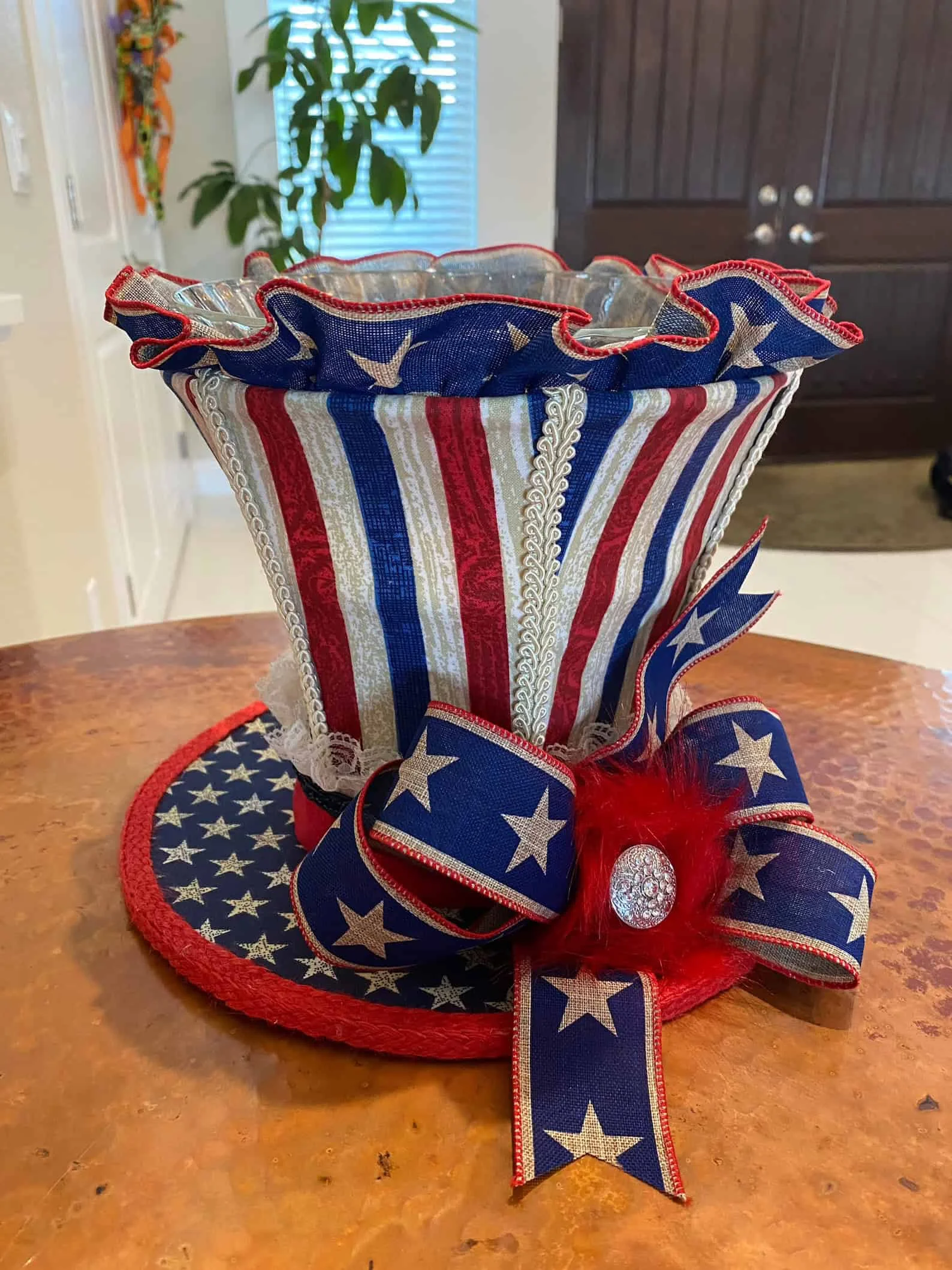 14. Centro de mesa para el 4 de julio