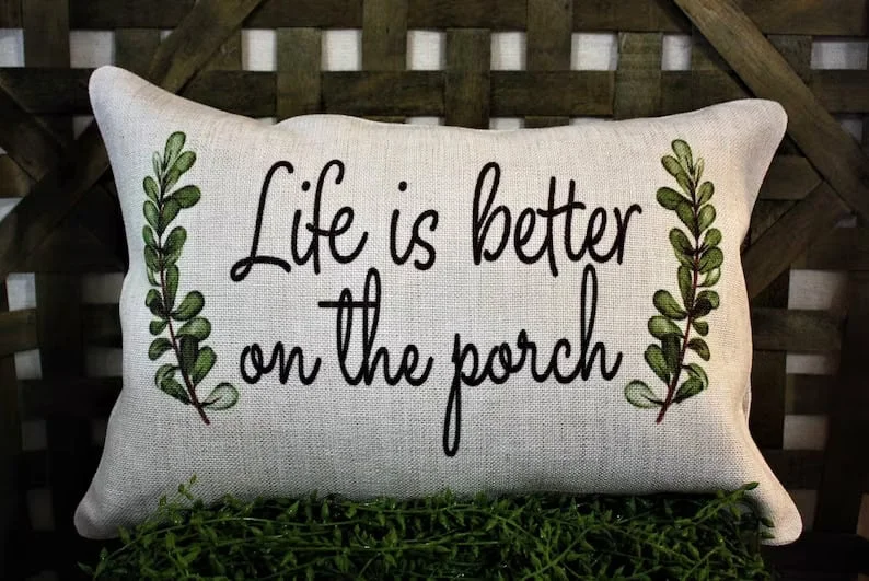 10. Almohada para terraza