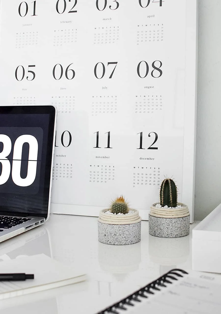 2. DIY MINI CACTUS Planters