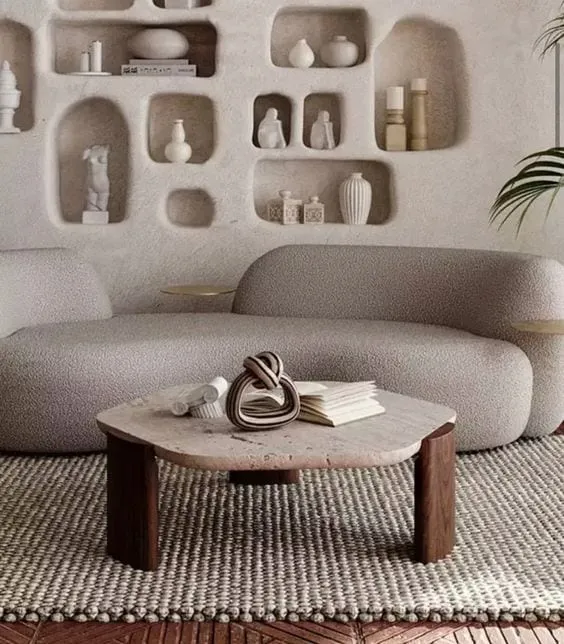 Trendy Travertine Coffee Tables Become the Center of Attention