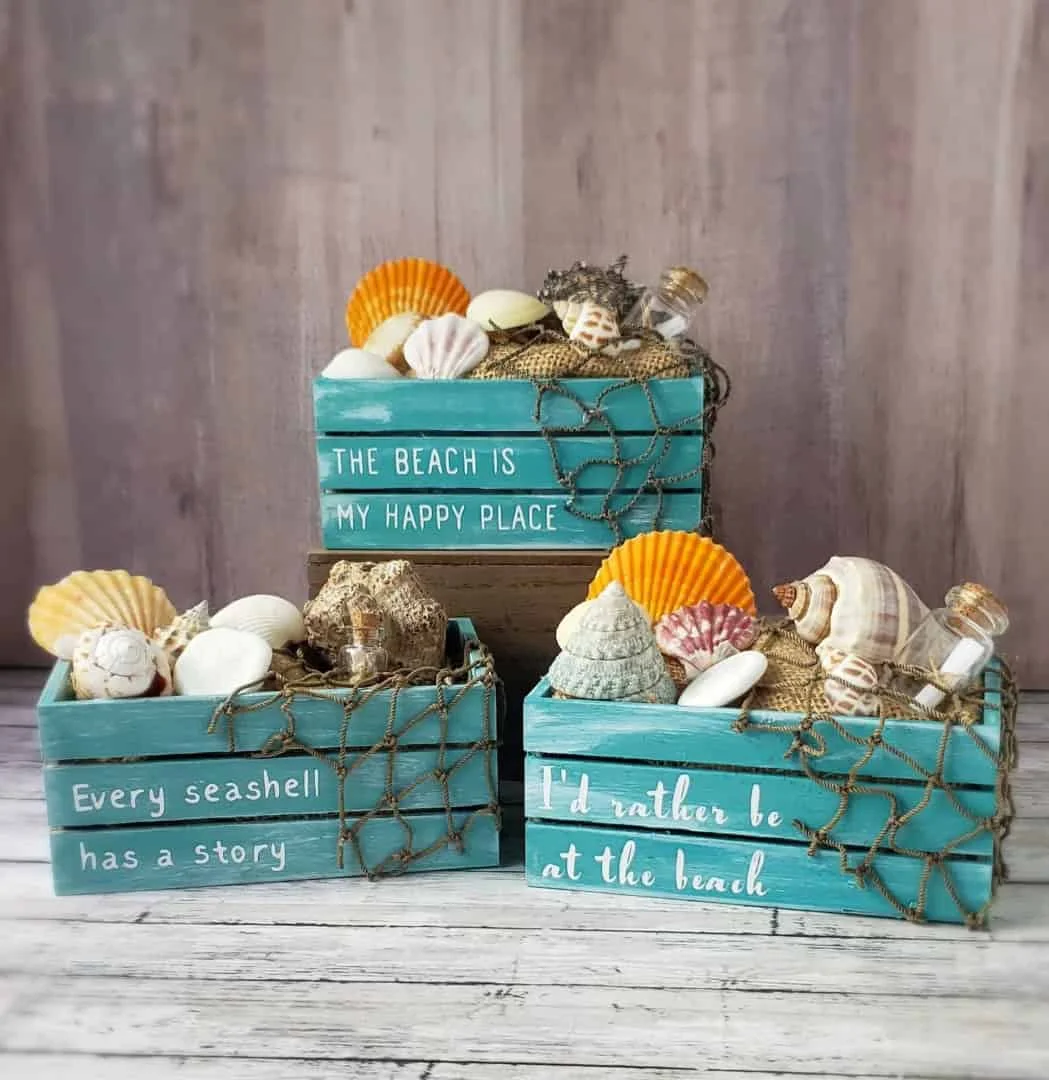 Mini Wooden Beach Box