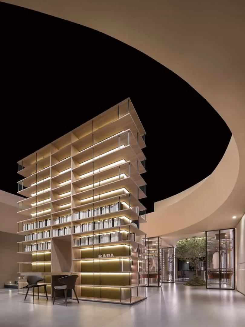 RARA Whole-House Showroom by CUN DESIGN: Squareness, Roundness and Bamboo Elegance