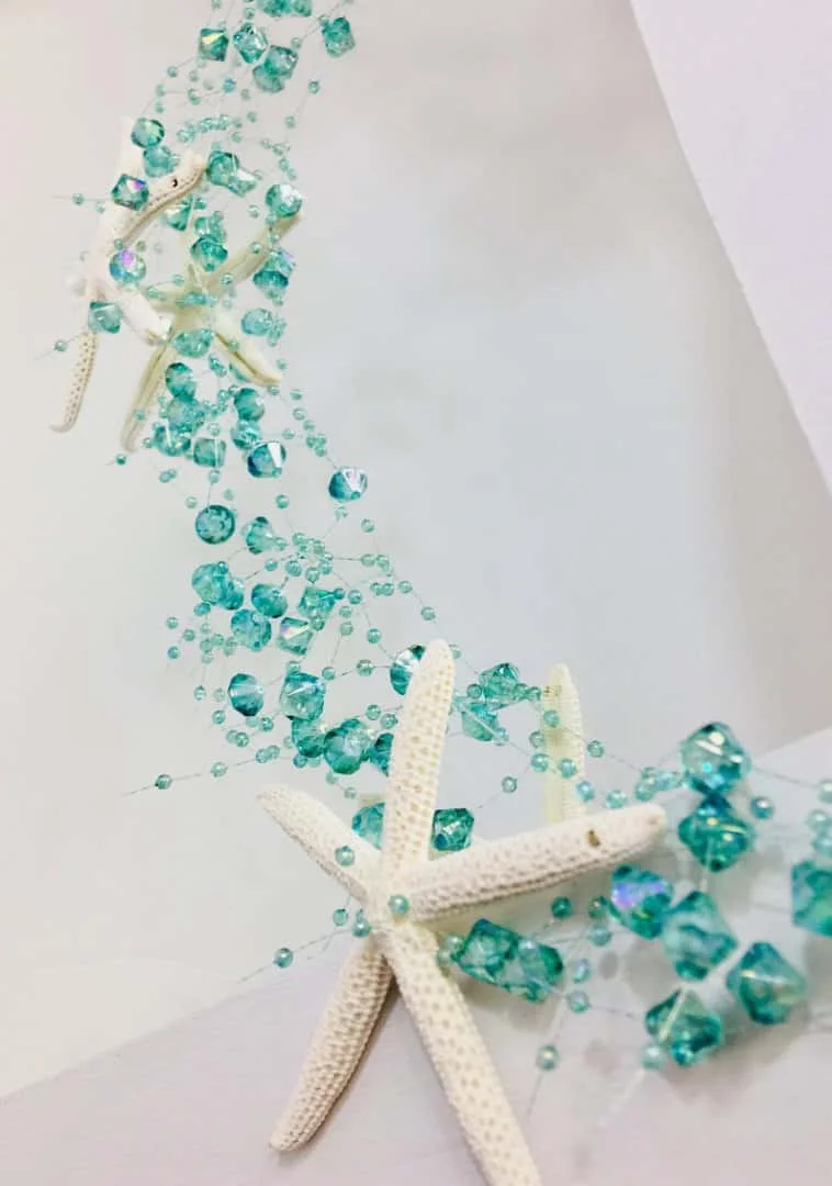 6. Beach Decor Light String with Natural Sea Stars