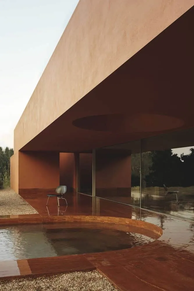 Olivos House by Balzar Arquitectos: Mediterranean Courtyard Resort in Cese