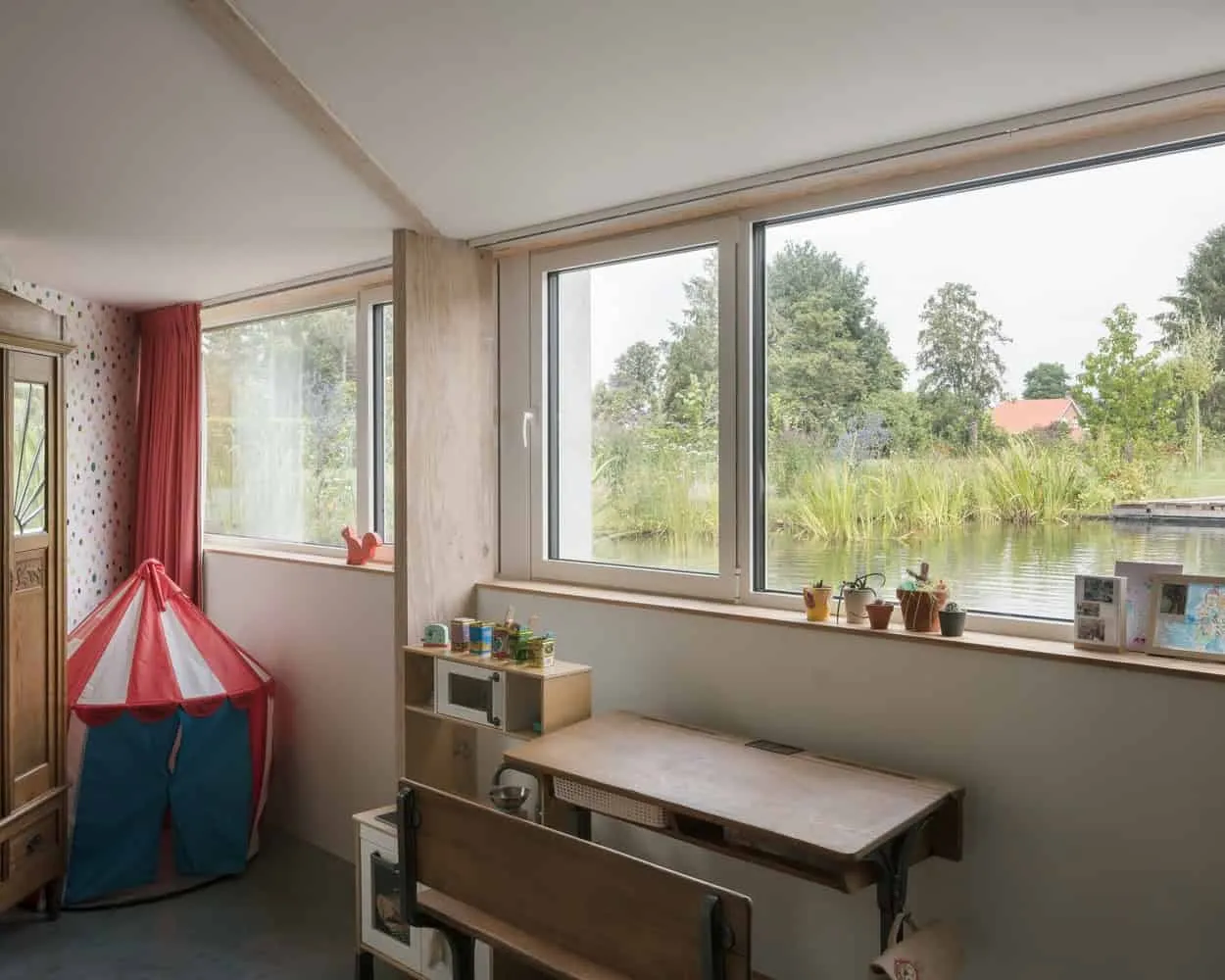 BLAF Architecten设计的hkZ住宅：泽尔勒的混凝土网格可持续住房