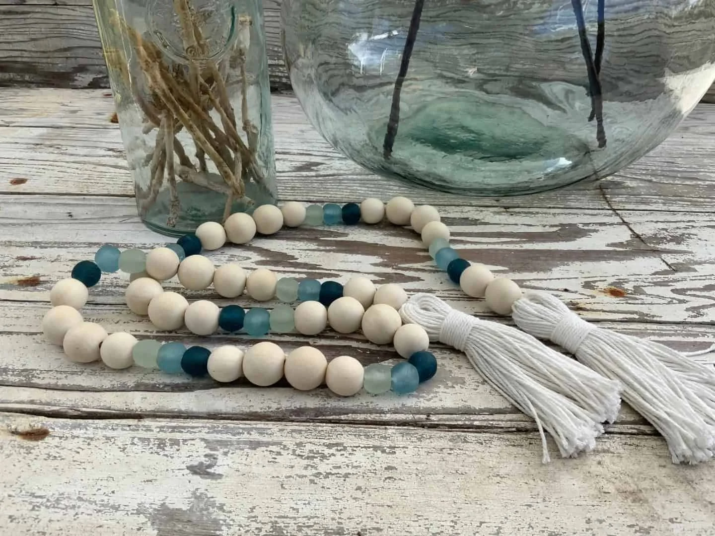 10. Ombre Glass Sea Light String