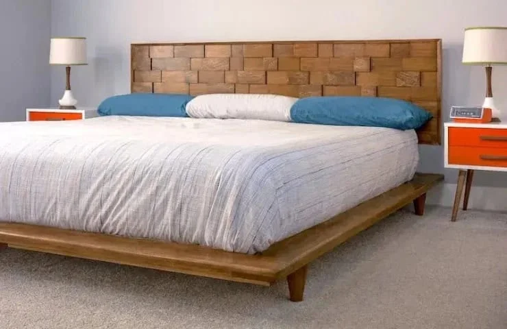 5. Cama moderna DIY