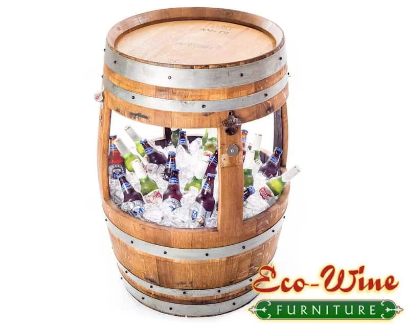 6. Refrigerador de barril con vino