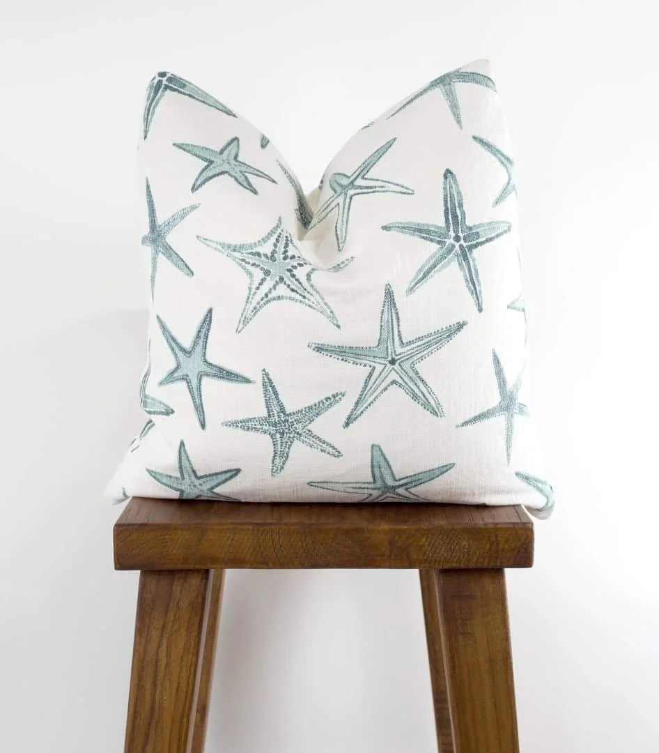 5. Almohada con estrella marina