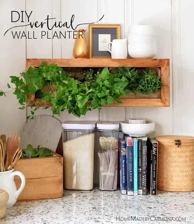 3. DIY Vertical Wall Planters