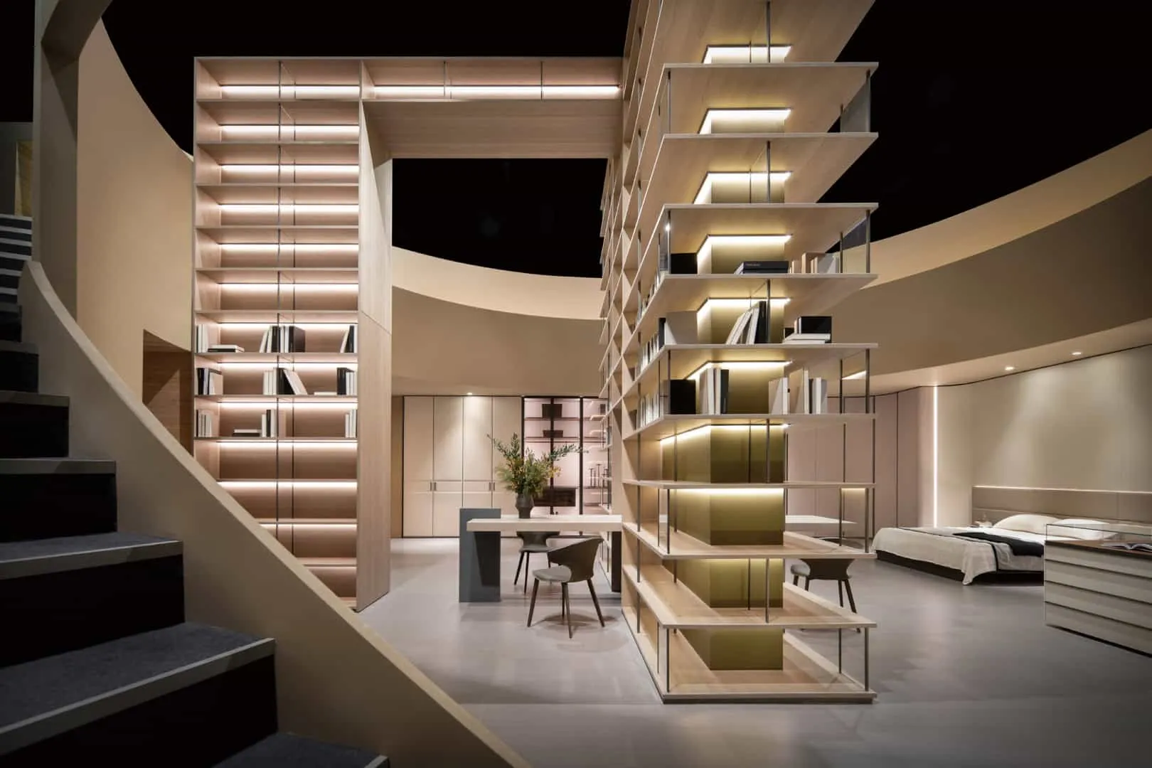 RARA Whole-House Showroom by CUN DESIGN: Squareness, Roundness and Bamboo Elegance