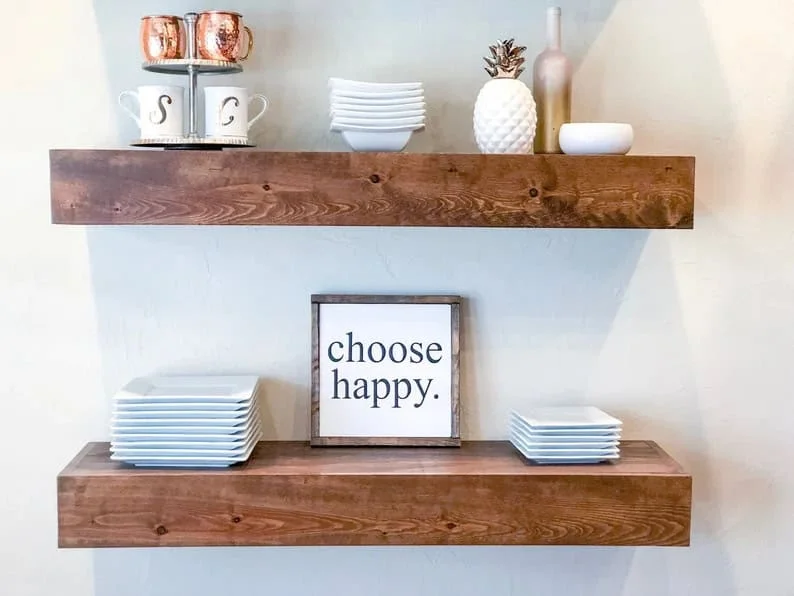 4. 褐色悬浮搁板