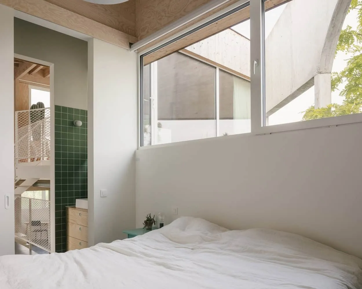 BLAF Architecten设计的hkZ住宅：泽尔勒的混凝土网格可持续住房