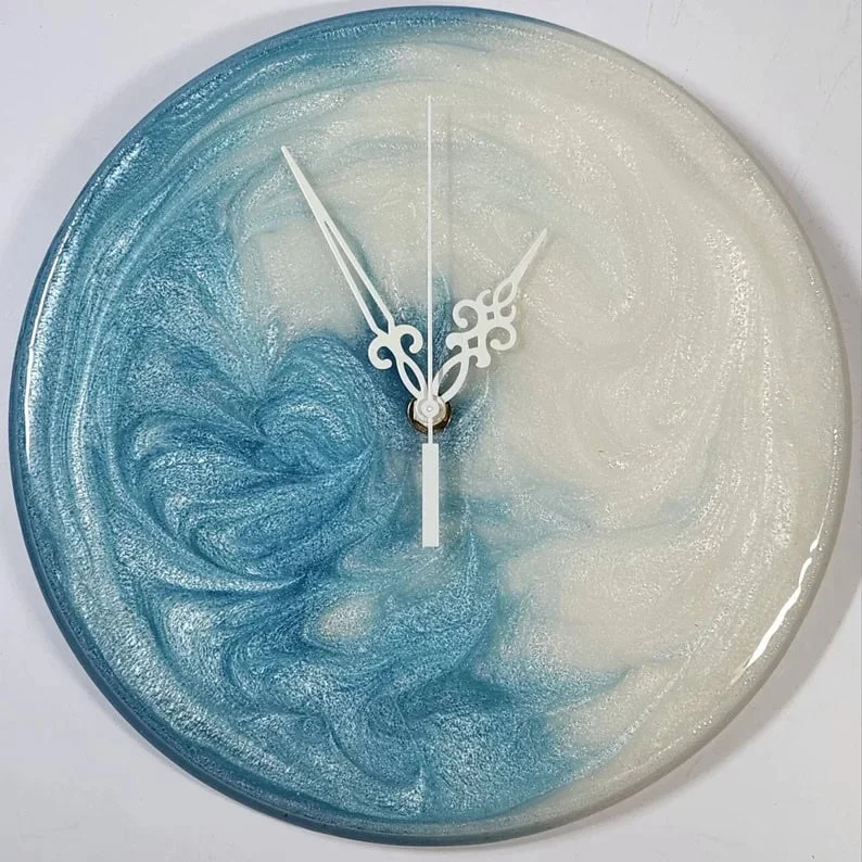 10. Relojes de pared costeros azules oceánicos