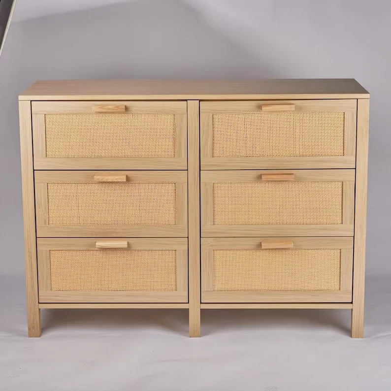 5. Cómoda de bambú