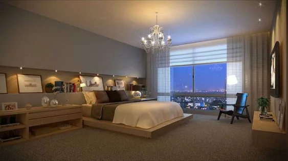 为双人卧室打造完美氛围的吊灯！