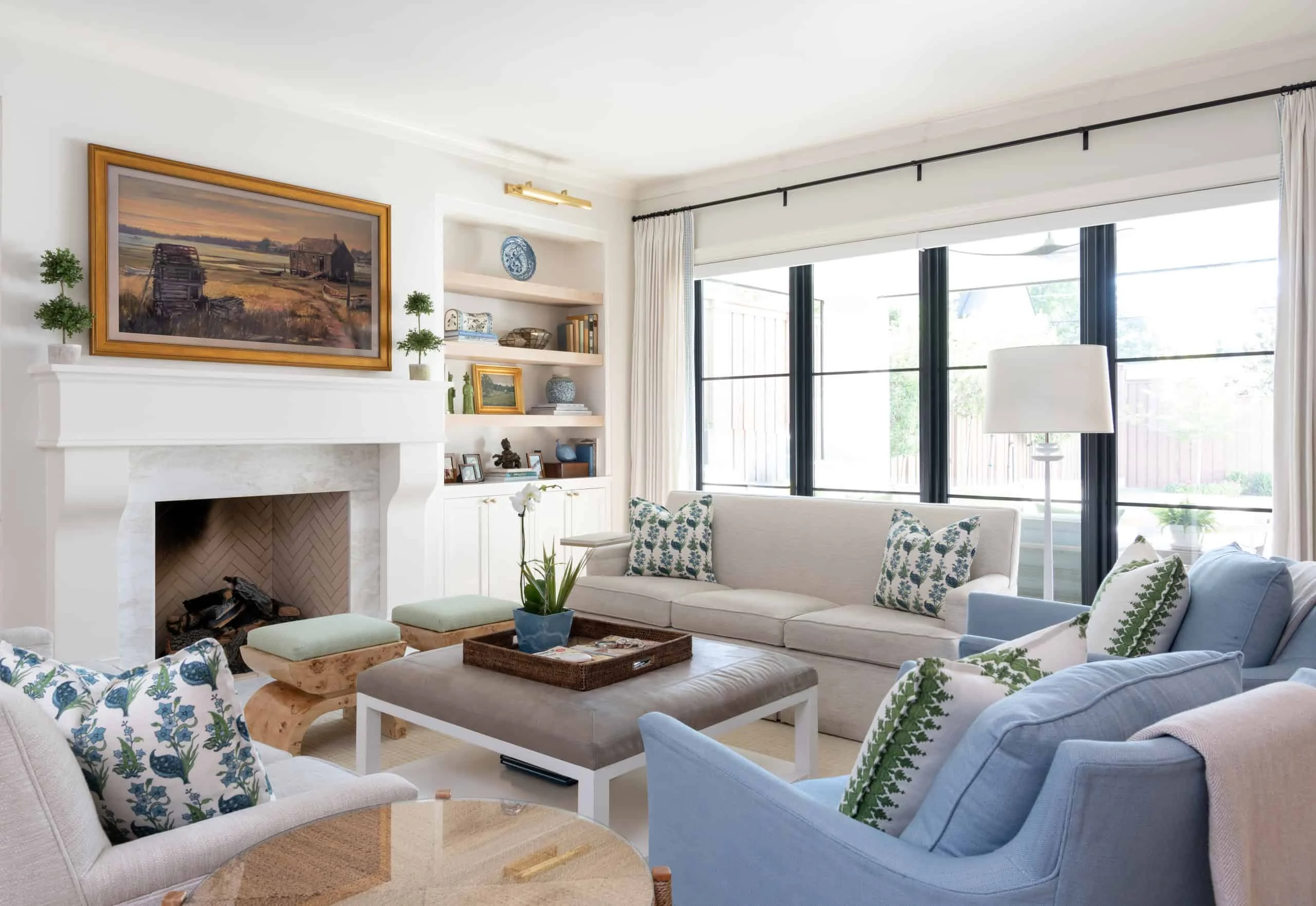 14. 传统客厅，达拉斯