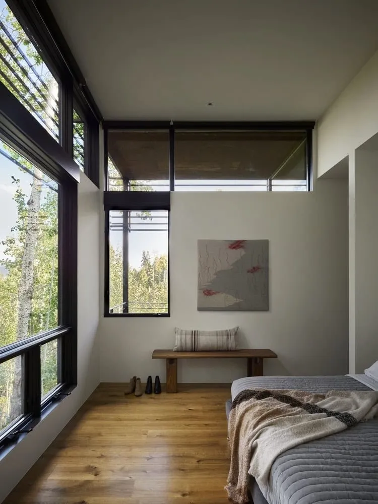 Paintbrush住宅由CLB Architects设计——怀俄明州木屋风格住宅