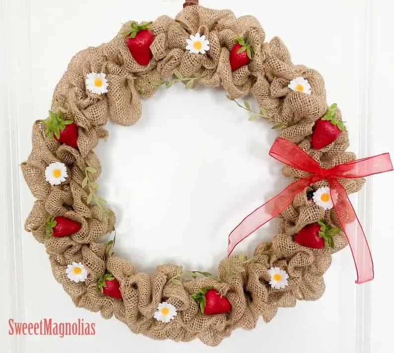 5. Corona grande de fresa