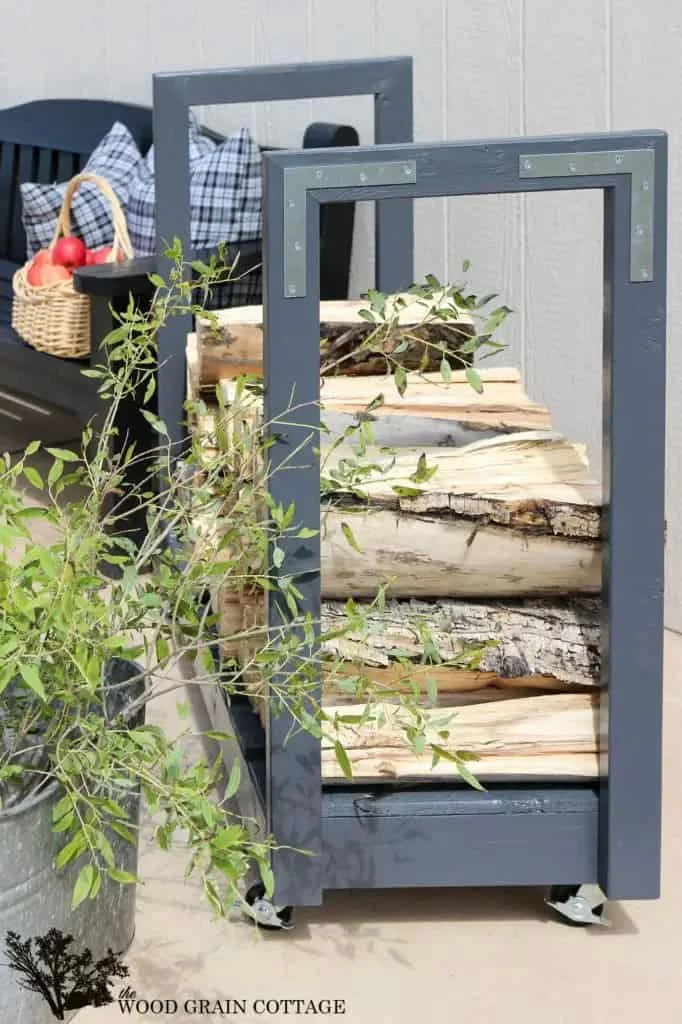 3. Construye tu propio carrito rodante para leña