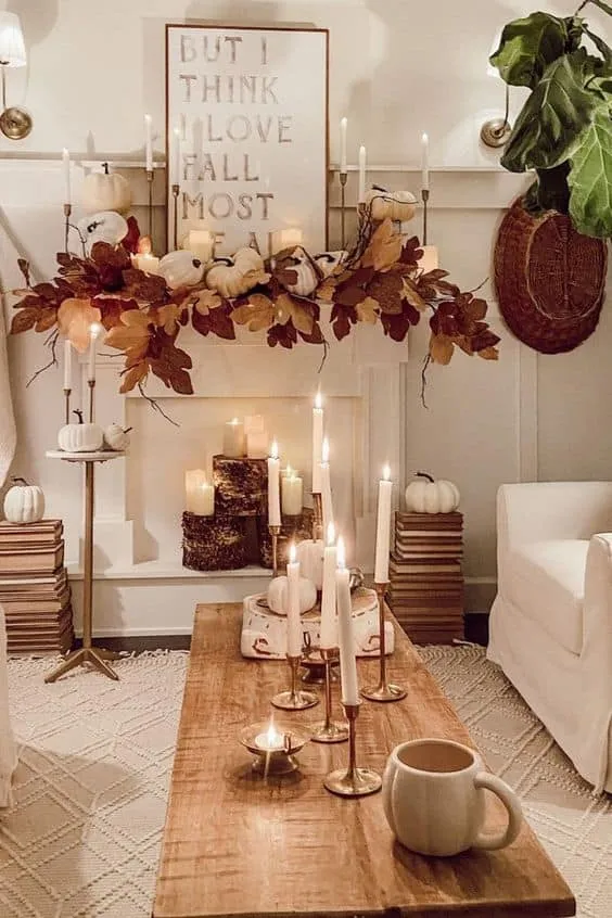 Prepare Your Living Room for the Autumn Season with Warm and Cozy Decor