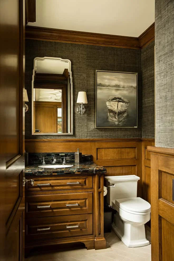 11. Traditional Powder Room, Orange County