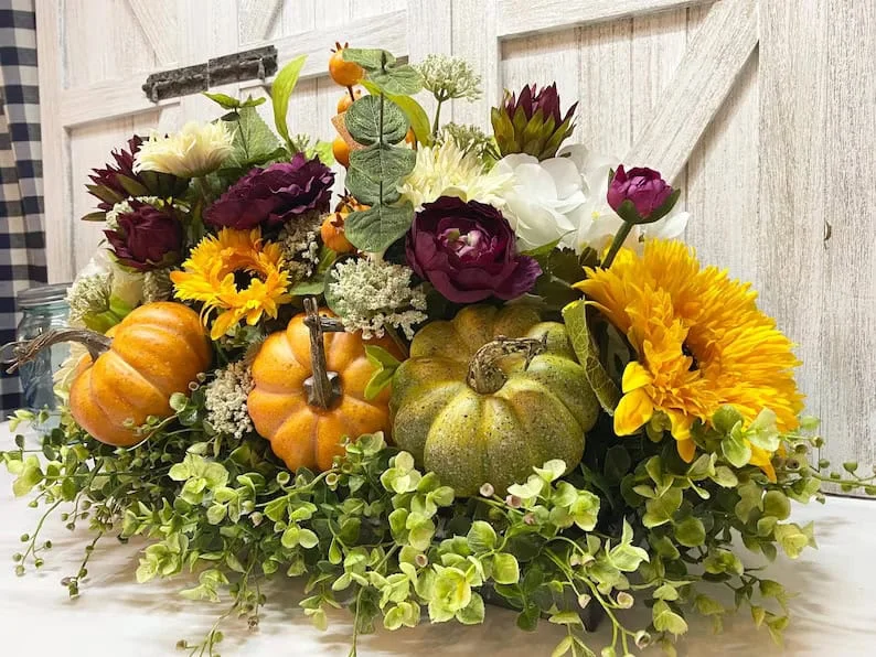 15. Composición con calabaza