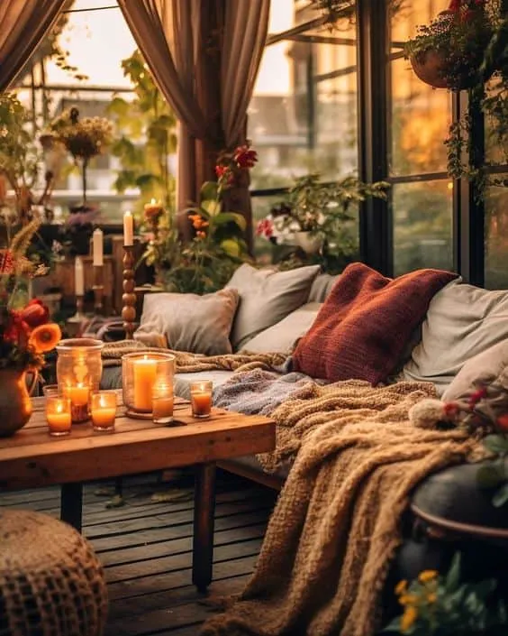 Prepare Your Living Room for the Autumn Season with Warm and Cozy Decor
