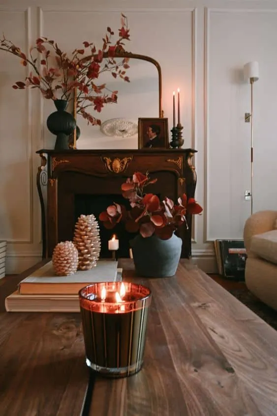 Prepare Your Living Room for the Autumn Season with Warm and Cozy Decor
