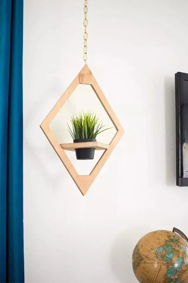 14. Clon del macetero colgante moderno West Elm