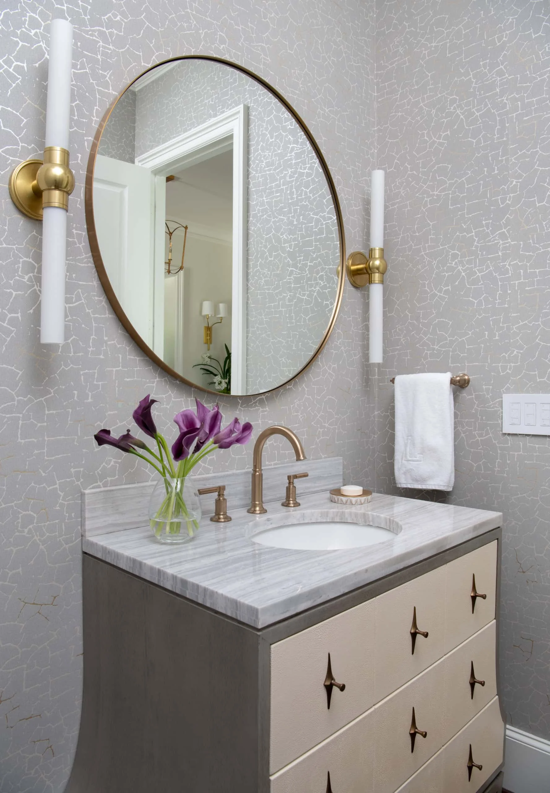 15. Traditional Powder Room, Dallas