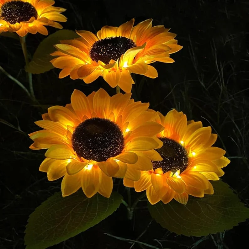 9. Iluminadores de girasol