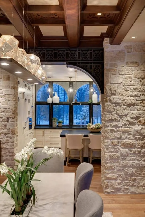 Beauty of Stone Walls in Interior Design