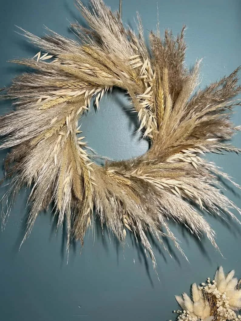 12. Guirnalda de flores secas