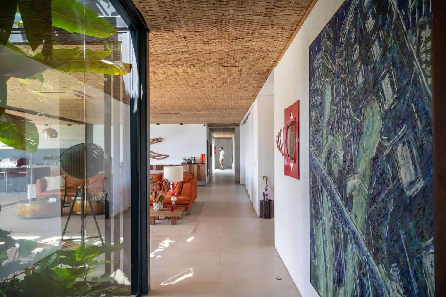 Sala 03 Arquitetura设计的贾安达亚斯住宅：圣保罗乡村现代避风港