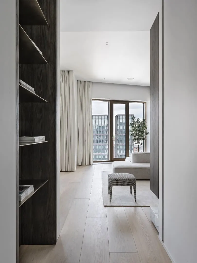 Garden District Apartments by Architects Babayants - Minimalist Luxury Apartment in Moscow