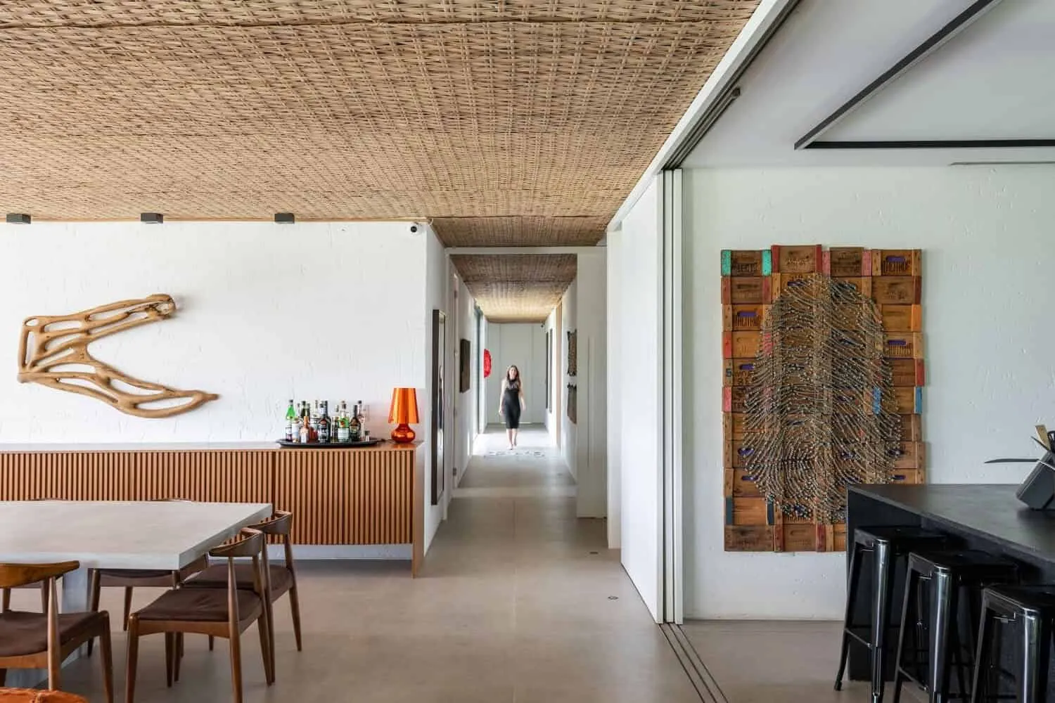 Sala 03 Arquitetura设计的贾安达亚斯住宅：圣保罗乡村现代避风港