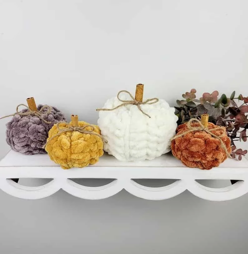 14. Calabazas trenzadas gruesas