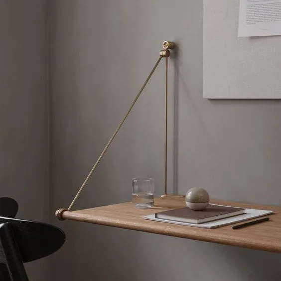 通过安装壁挂桌创造现代生活的空间效率