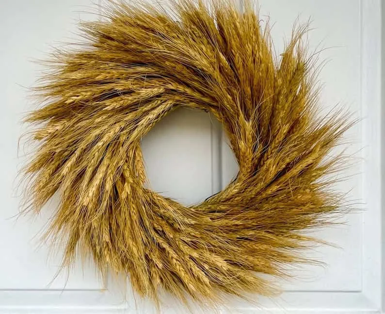8. Guirnalda de trigo seco
