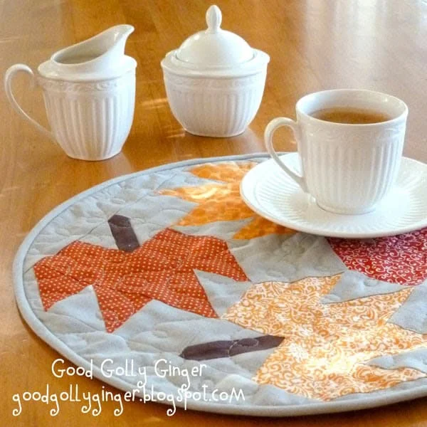 13. Bloque de hojas caídas