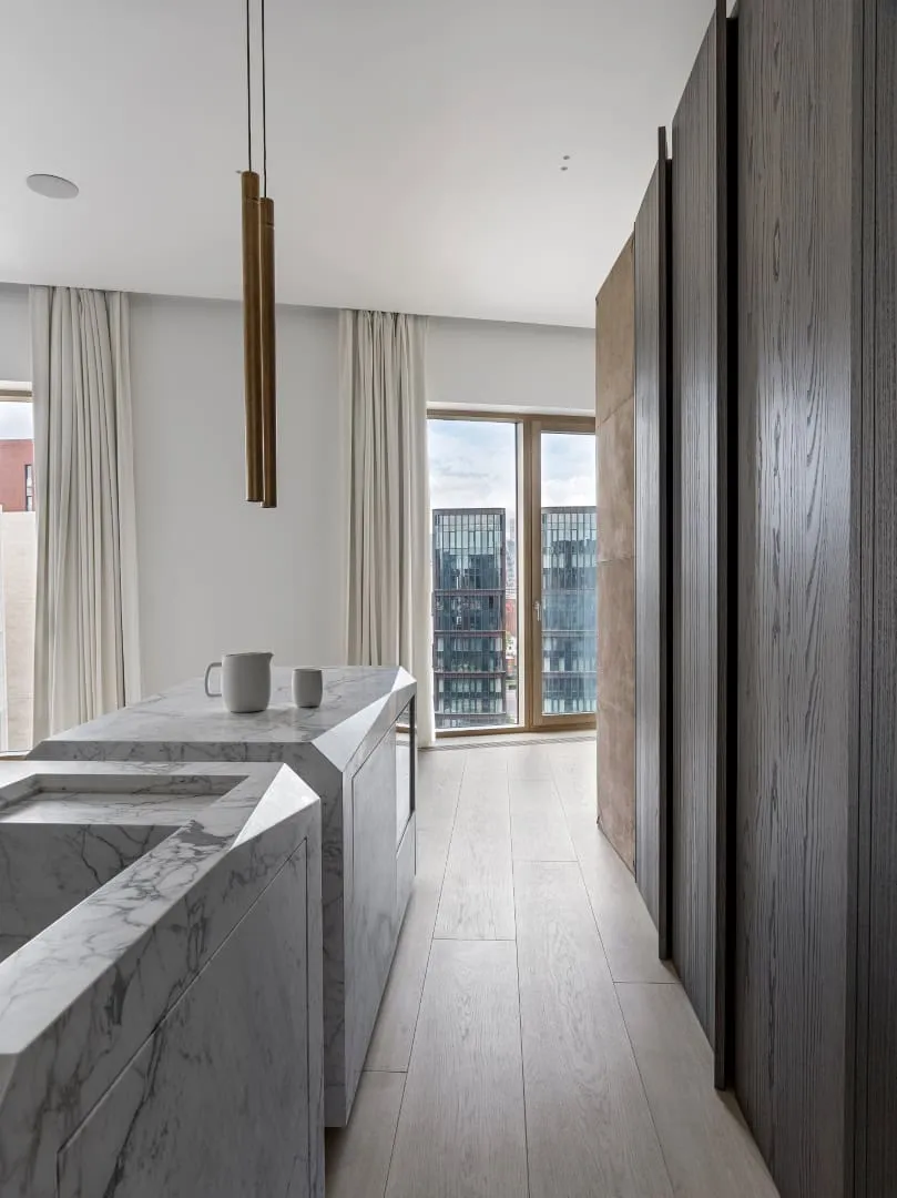 Garden District Apartments by Architects Babayants - Minimalist Luxury Apartment in Moscow