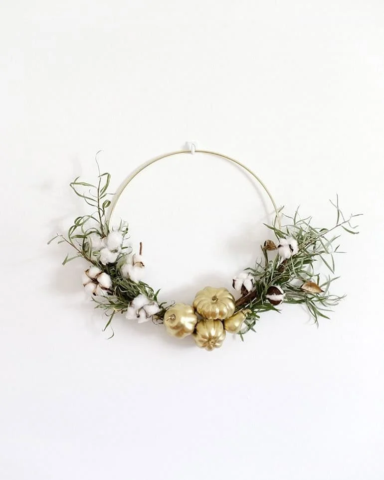 5. Ramillete de trigo y calabaza