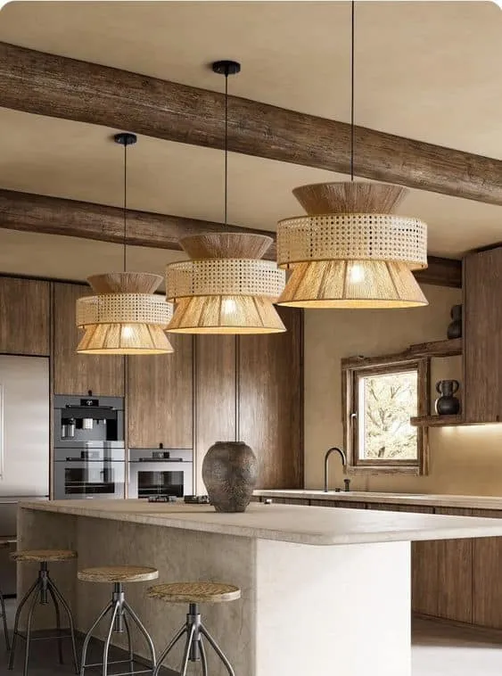 Beauty of Wabi-Sabi in Lighting with Basket Chandeliers
