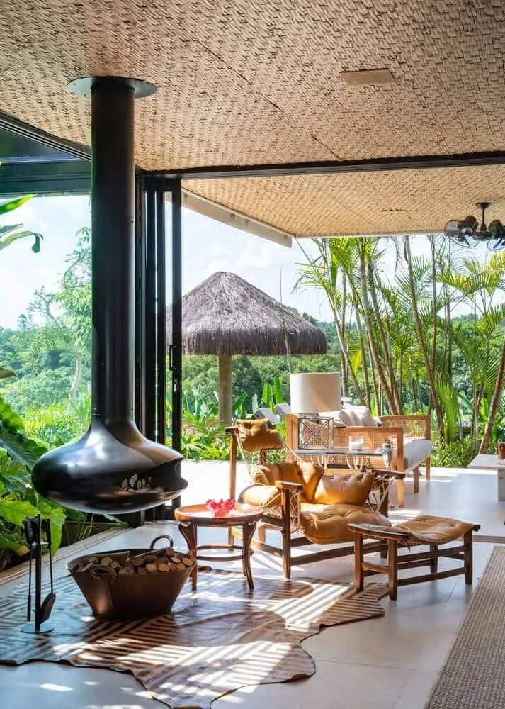 Sala 03 Arquitetura设计的贾安达亚斯住宅：圣保罗乡村现代避风港