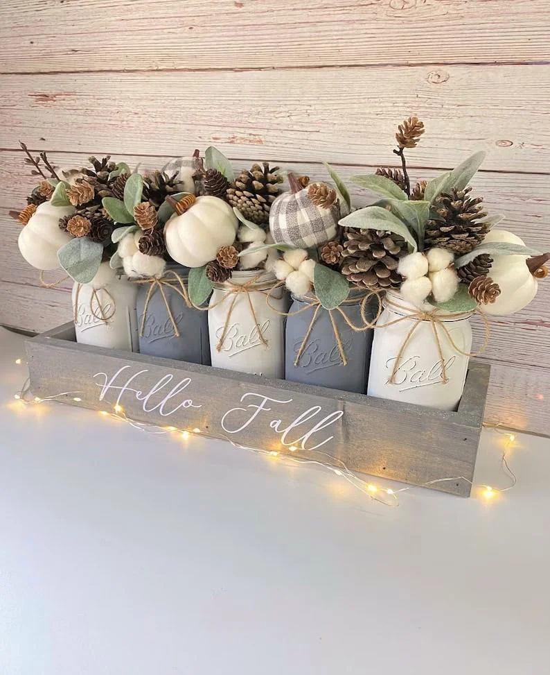 4. Decoración rústica otoñal